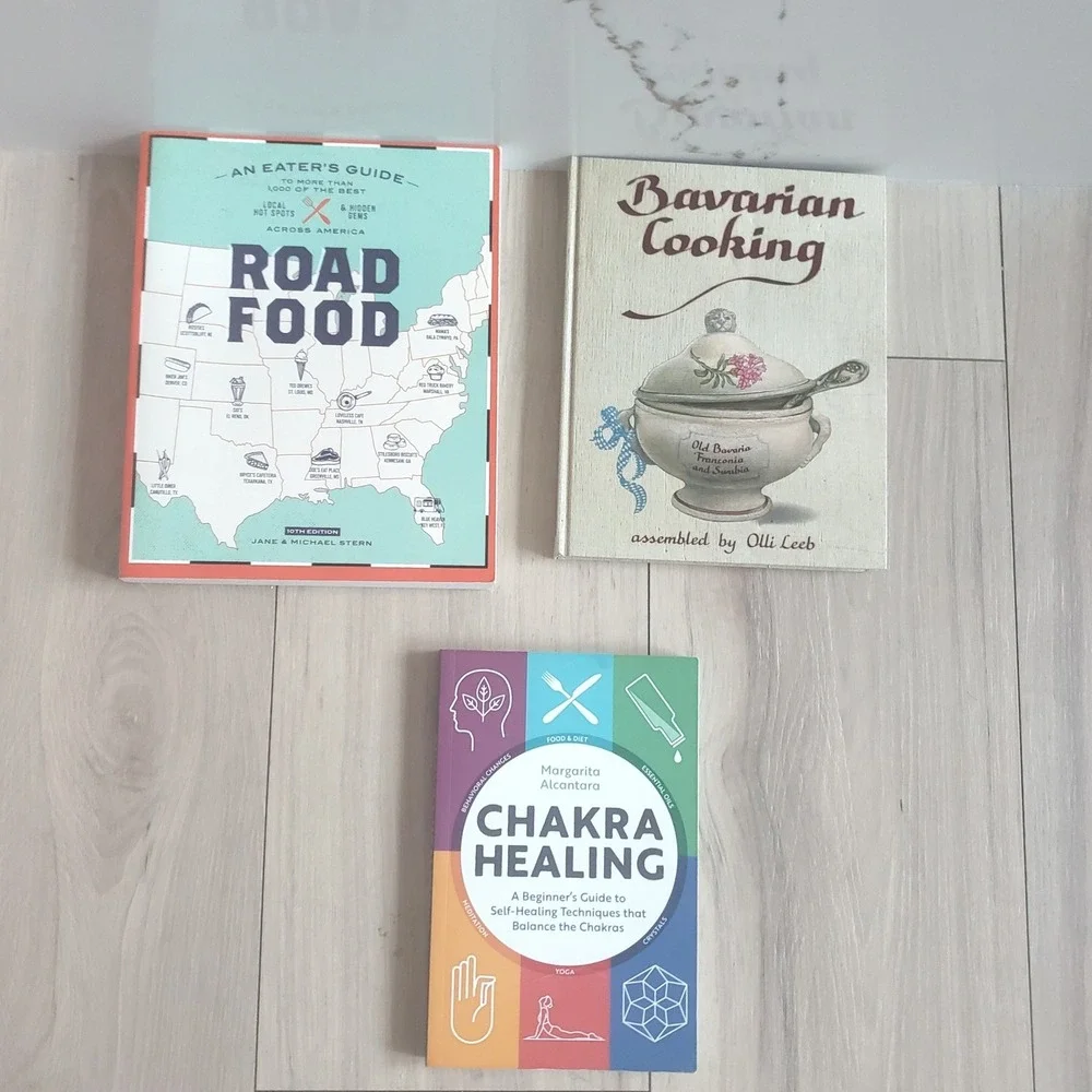 Food Wellness Lifestyle Books Lot Cooking Travel Chakra Healing